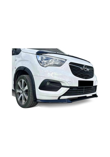 Opel Combo Ön Lip Parlak Siyah Plastik Ön Ek Karlık 2019 2020 2021 2022 2023 2024