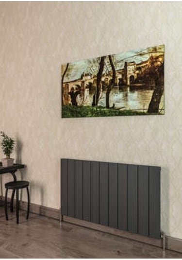 Warma Drama Yatay Alüminyum Radyatör 1040x600 Pütürlü Beyaz Ral 9016