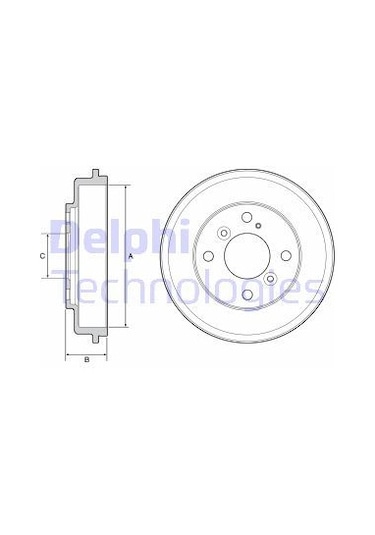 Delphı Arka Fren Kampanası Fıesta 08 12 AOD-DELPHI BF525