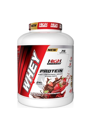 Protein Tozu 2280 Gr Çikolata Çilek Aromalı Whey Protein 24 Gram Protein 76 Servis