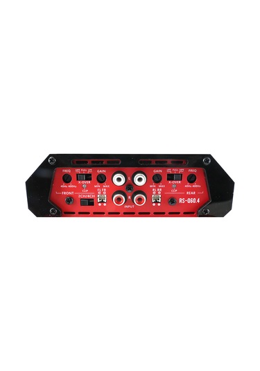 Reiss Audio Rs-q60.4 4 Kanal Amplifikatör Kırmızı