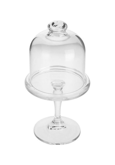 Paşabahçe 96456 Mini Pattiserie Ayaklı Kapaklı Fanus