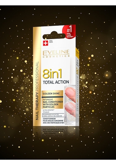Eveline 8'i 1 Arada Total Action Golden Shine 12 ML