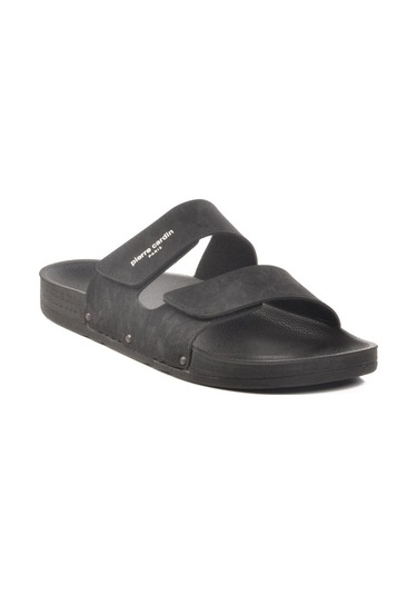 Pierre Cardin Pc-7039 M Büyük Numara Siyah Erkek Terlik Siyah