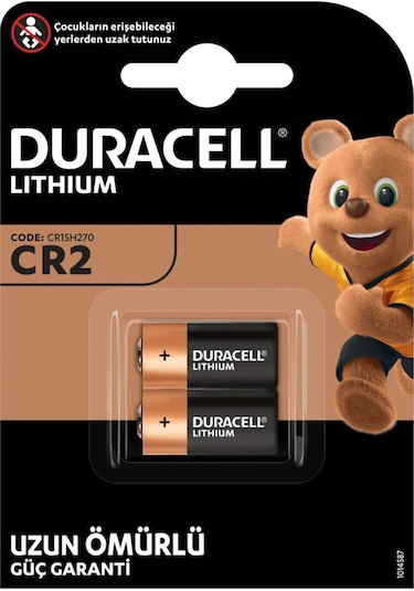 Duracell Yüksek Güçlü  (CR15H270) Lityum CR2 Pil 3V