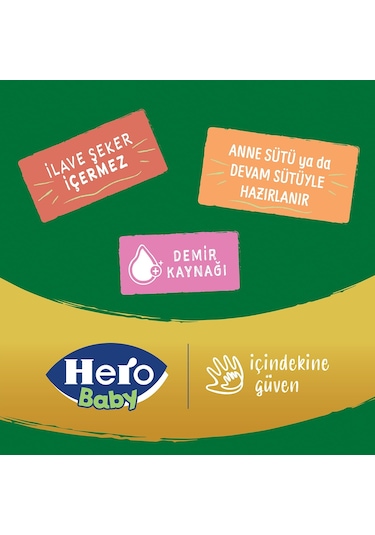 Hero Baby Organik 5 Tahıllı Sütsüz 200g X6