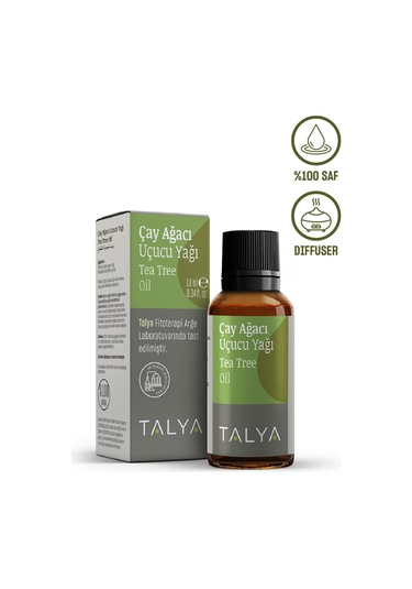 Talya %100 Saf ve Doğal Buhurdanlık ve Difüzör İçin Çay Ağacı Uçucu Yağı 10 ML