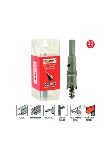 Tct 20mm Elmas Panç Era55843 Eratool