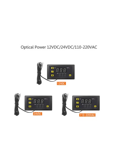 Dianziye Dc12v Mini Sıcaklık Kontrolcü Modülü -55 C/+120 C Aralığı 0.1 C Doğrulukta Led Gösterge, Isıtma/soğutma Kontrolü