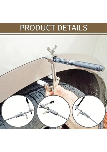 Hightower Y-ty104 Tekerlek Kaş Çizici - Paralel Çizim, Kaporta Düzeltme Ve Lastik Hizalama, Gümüş