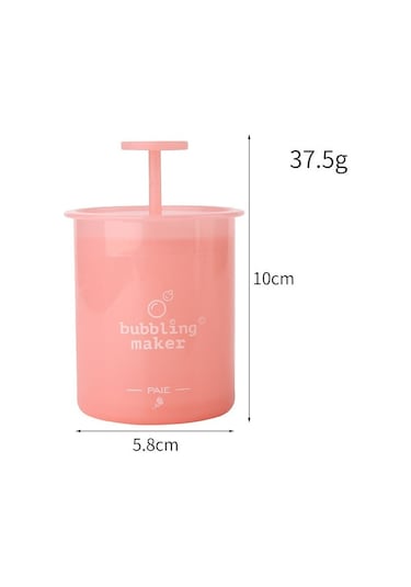 Pembe-taşınabilir Köpük Makinesi Yüz Temizleyici Frother Şişe Şampuan Vücut Yıkama Fıskiye Bardağı Köpük Temiz Araçları Banyo Aksesuarları