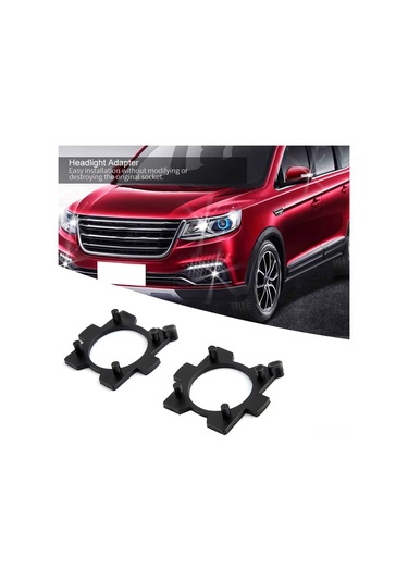 Springsun Geely, Southeast, Dongfeng, Mazda Cx5/cx7 İçin H7 Led Far Adaptörü - Sabit Kurulum,  Soketi Değiştirmeden, Isı Ve Korozyon Dayanıklı 2 Adet