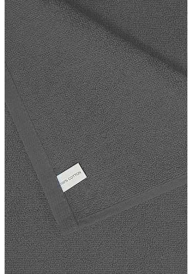 6 Lı Premium %100 Pamuklu Kuaför & Berber Saç Havlusu 50x90 Cm Gri