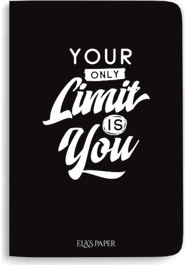 Blackboard Your Oonly Limit Is You Ince Kapak Düz Çizgisiz Defter
