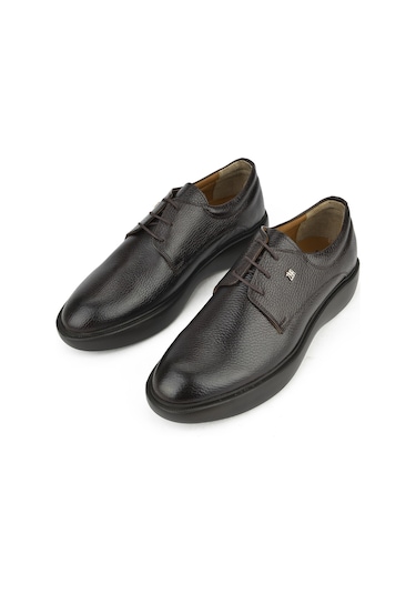 Ziya, Erkek Hakiki Deri Ayakkabı 1331023z70900 Kahve Kahverengi