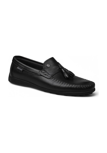 Pierre Cardin 14903 Pc Hakiki Deri Siyah Erkek Loafer Ayakkabı Siyah