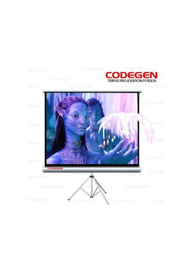 Codegen TX-18 180x180cm Tripod Projeksiyon Perdesi