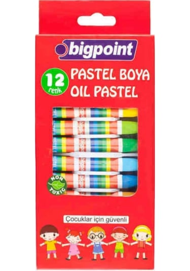Bigpoint Pastel Boya 12 Renk