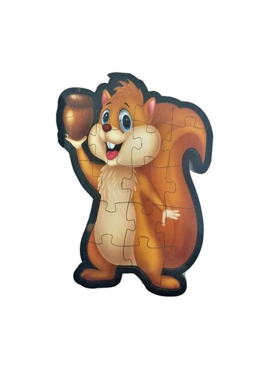 Sincap Şekilli Hikayeli Ahşap Puzzle 18 Parça