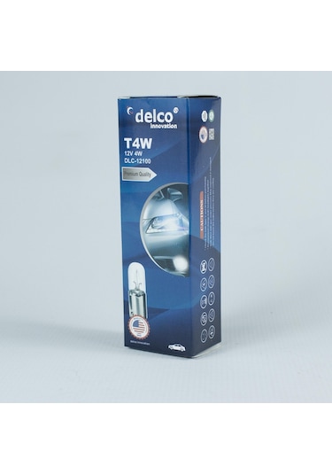 Delco U.s.a T4w 53 Ampul 12 Volt 4w Halogen 10 Adet