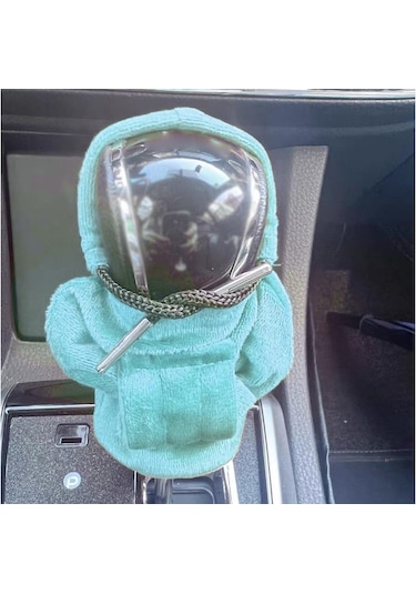 Suntek Kapşonlu Kapak Otomatik Vites Kolu Topuzu Kapağı Mavi