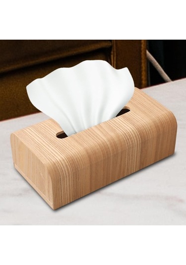 Pazly Tutucu Suntek Mendil Kutusu Kutu Kahverengi Için Dairesi Banyo Ahşap Ab Kahverengi