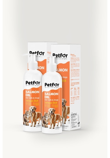 Somon Yağı 250 Ml Kedi Ve Köpekler İçin X2 Adet