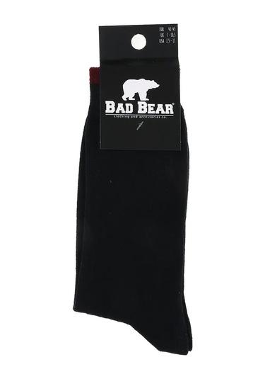 Bad Bear 21.02.02.009-c0114 Flat Tall Unisex Çorap Siyah