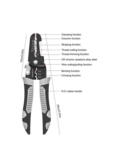 Dancemonkey 9'lu 16'lı Kabuk Soyma Pencesi - Profesyonel Elektrikçi Aleti