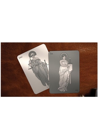 Kings Wild Project Verum Videre 2023 Silver Premium Oyun Kağıdı Limited Edition Koleksiyonluk İskambil Kartları