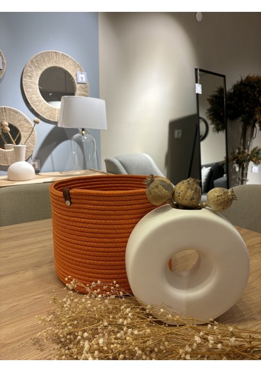 Rover Çok Amaçlı Düzenleyici Sepet, Saksılık, Organizer 20-26, Küçük Boy Turuncu