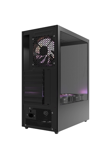 Hawk Gaming Hc310 600w Rgb Mesh Micro Atx Mini Tower Siyah Gaming Oyuncu Kasa