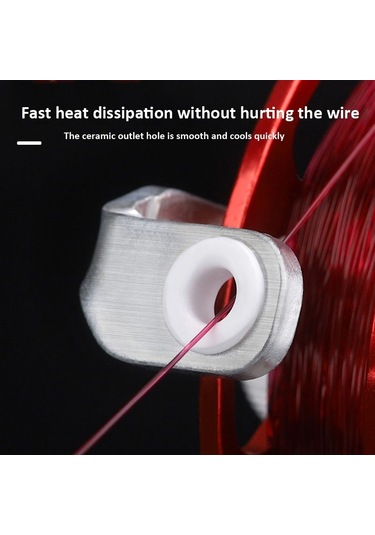 Buz Balıkçılığı Sal Olta Makinesi, Taban İle Tüm Metal İçi Boş Olta Makine, 65mm Kırmızı