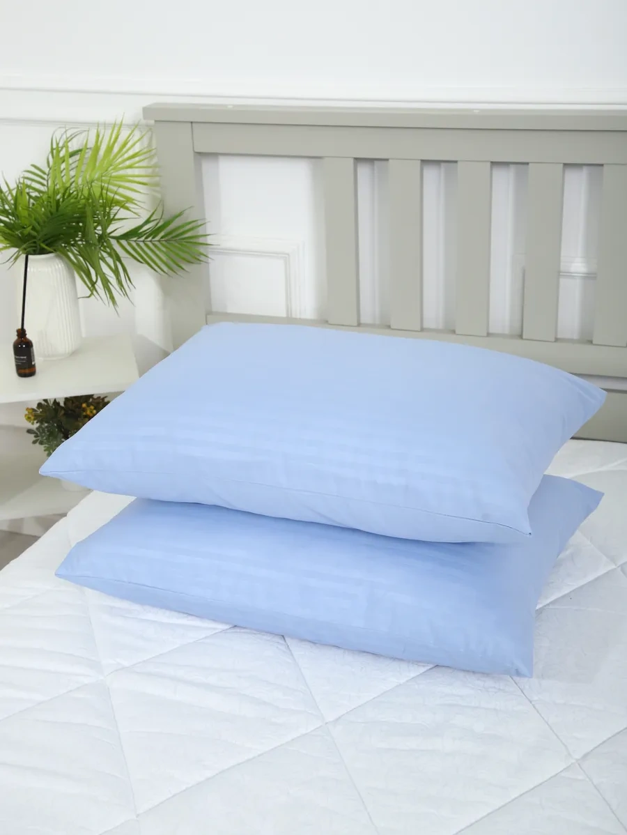 Inteteks Fermuarlı 50x70 2 Adet Çizgili Polısaten Yastık Kılıfları 249068195 Lavanta