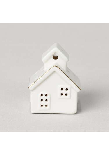 Linens House 6x6 Cm Ledli Dekor Ekru