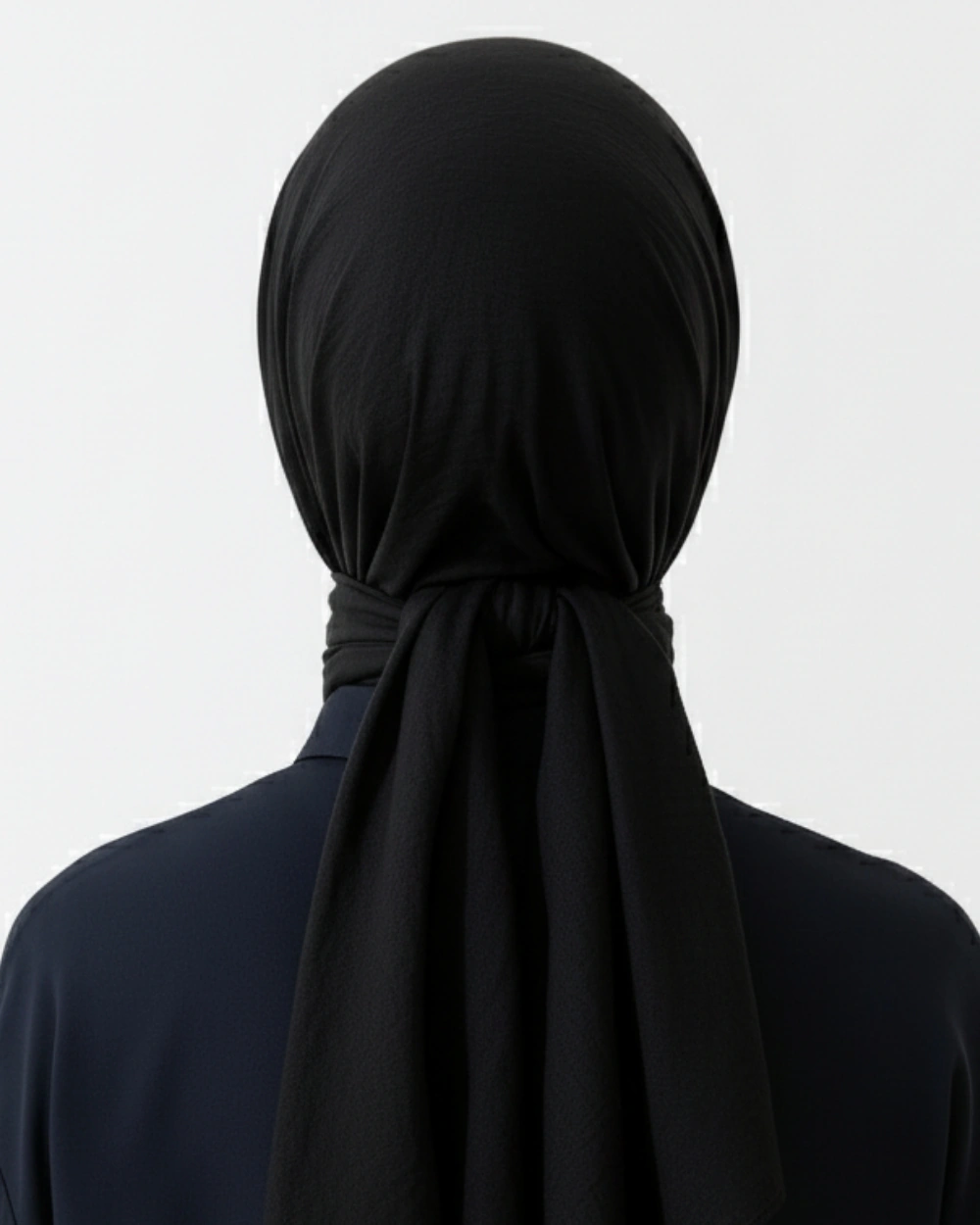 Konfor Eşarp 195x85 Cm 4 Mevsim Kullanım Terletmez, Kaymaz, Pamuk Polyester Karışımlı Rahat Eşarp Siyah