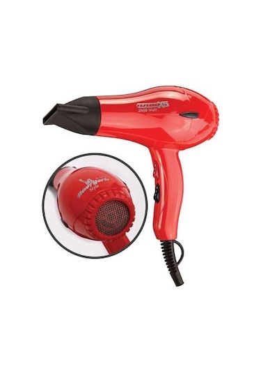 Hector New York Style Turbo X5 2400 W Fön Makinesi Kırmızı