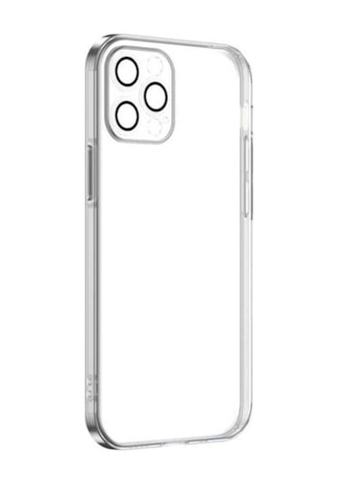 Apple Uyumlu iPhone 13 Pro Max Kılıf Zore Krep Kapak Renksiz