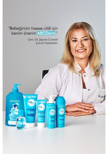 Bioderma ABCDerm Foaming Cleanser Saç ve Vücut Temizleme Jeli 1000 ML