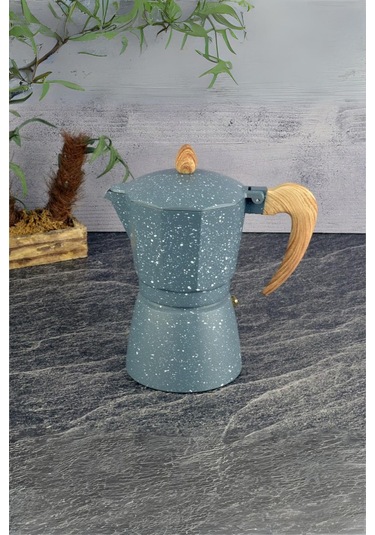 Moka Cezve 6 Fincanlık 300 Ml Gri