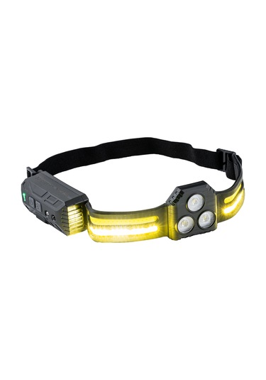 Şarj Edilebilir Kafa Lambası - Wison - Sensörlü - Şerit Cob Ledli Çok Renkli