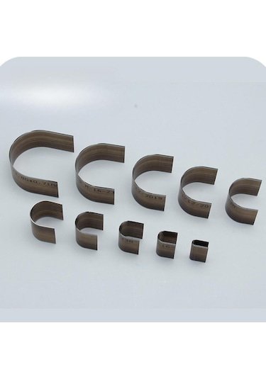 Suntek 10 Adet Deri Kesme Kalıp Yarım Yuvarlak Aracı Takı