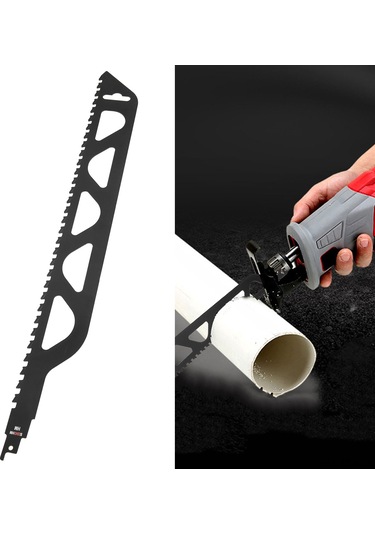 Tenfowee 455mm Çelik Çelik Testere Bladesi - Elektrikli Titreşimli Testere Eklentisi, Taş, Gaz Tuğla Kesim Aracı, Sıkça Kullanılan Dayanıklı