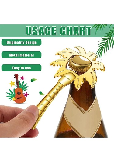 10 Adet Hindistan Cevizi Ağacı Şişe Açacağı Düğün Hediye Malzemeleri Gümüş Gümüş