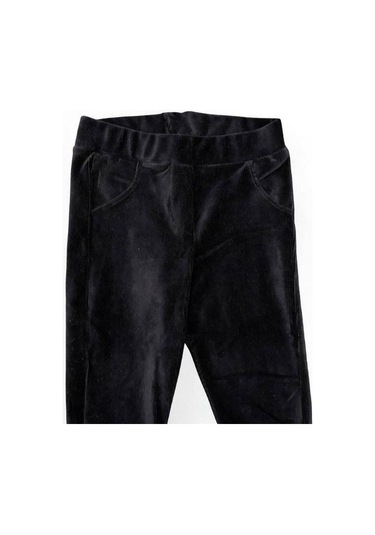 Kız Çocuk Kadife Fitilli Tayt-15032 Lacivert