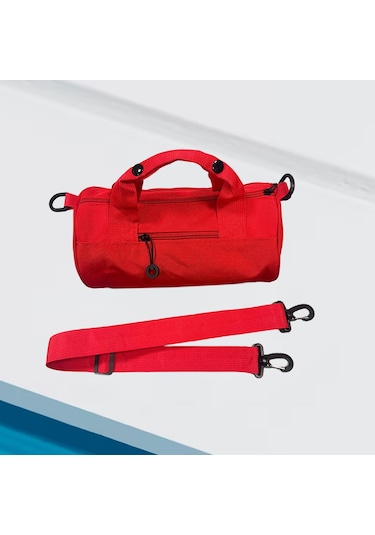 Homyl Dans Çantası Spor Çocuk Doğum Günü Hediyesi Jimnastik Kırmızı