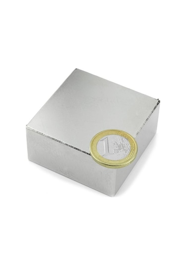50Mm X En 50Mm X Kalınlık 25Mm Çok Güçlü Büyük Neodyum Mıknatıs N11.24518