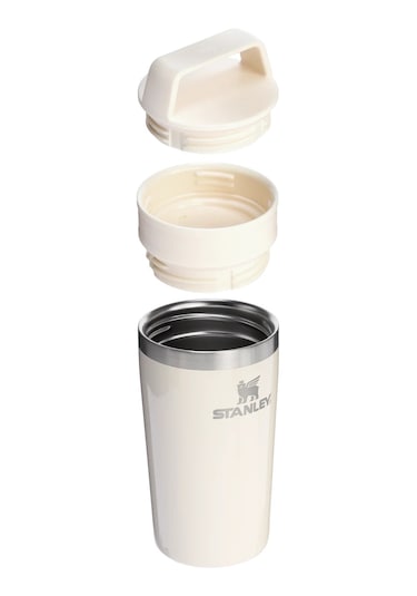 Stanley The Café-to-go Travel Mug Seyahat Bardağı 0.35 L 12 Oz - Cream Gloss Çok Renkli