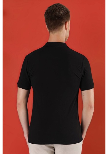 Ts 845 Siyah Spor T-shirt Siyah