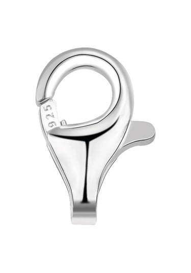 925 Ayar Gümüş Kolye Kilidi Armut Model 1 Adet 5 Mm